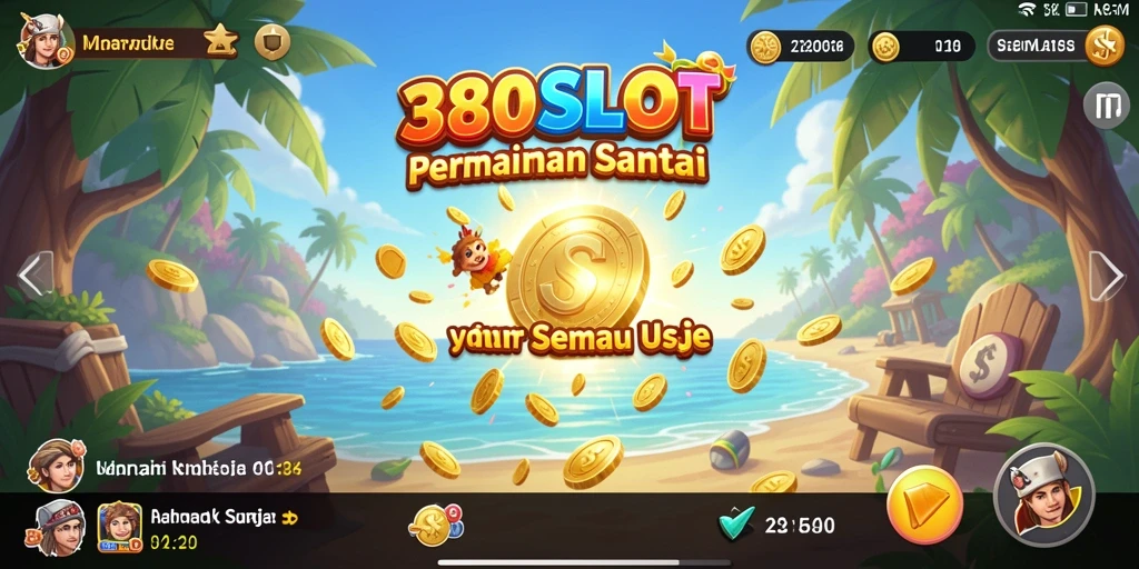 Tampilan menarik gameplay 380SLOT dengan grafik cerah.