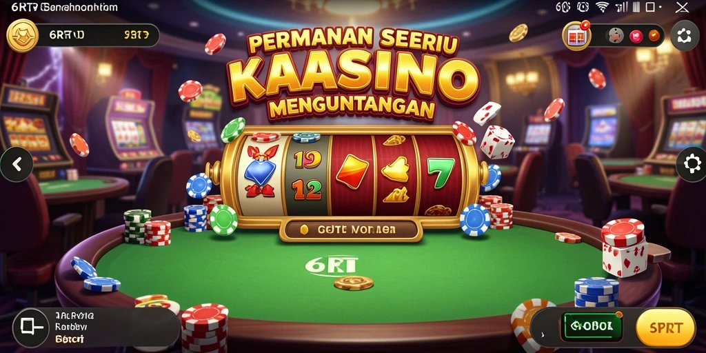 Tampilan gameplay Kasino yang menegangkan dan interaktif.