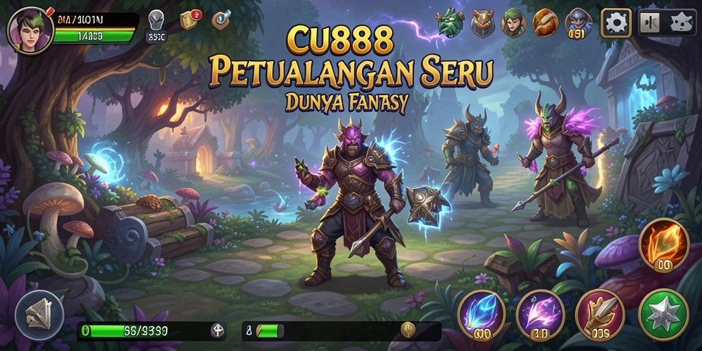 Screenshot permainan CU888 menunjukkan aksi petualangan yang mendebarkan.