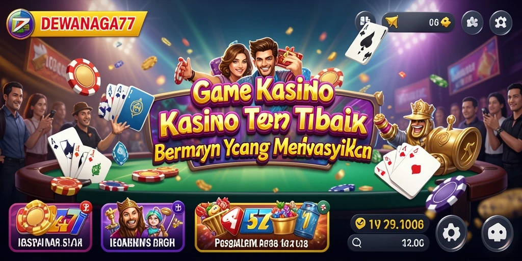 Tampilkan gameplay menarik di DEWANAGA77 dengan grafis yang memukau.