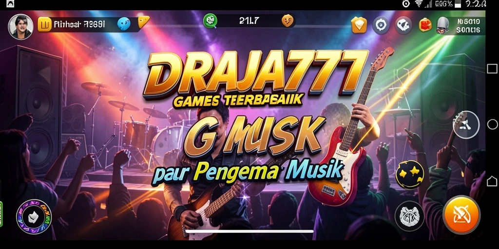 Screenshot gameplay DRAJA777 menampilkan pengalaman musik yang seru.