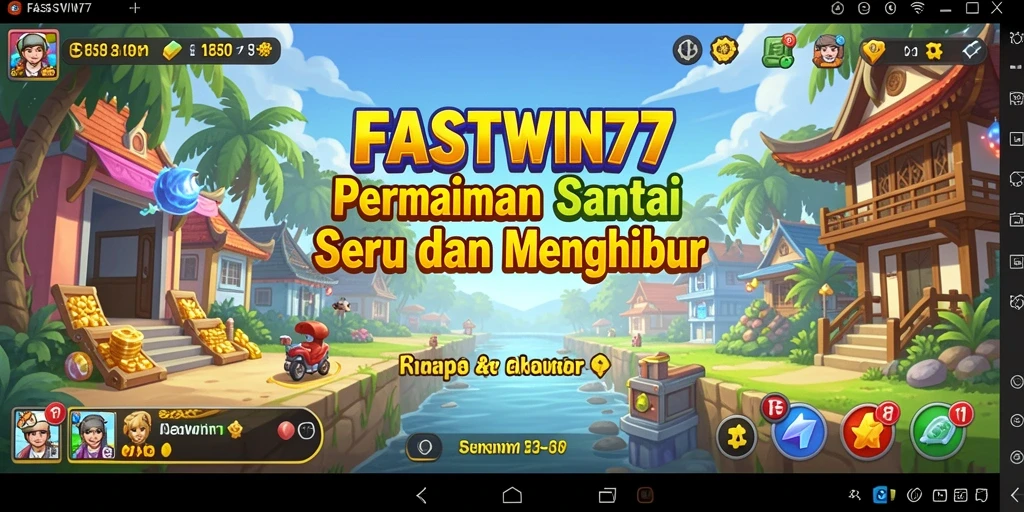Screenshot utama FASTWIN77 menampilkan gameplay yang seru dan interaktif.