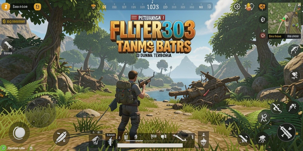 Tampilan gameplay FILTER303 yang menakjubkan di dunia terbuka.