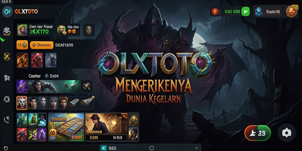 Screenshot OLXTOTO menampilkan gameplay mencekam dengan suasana Horror yang nyata.