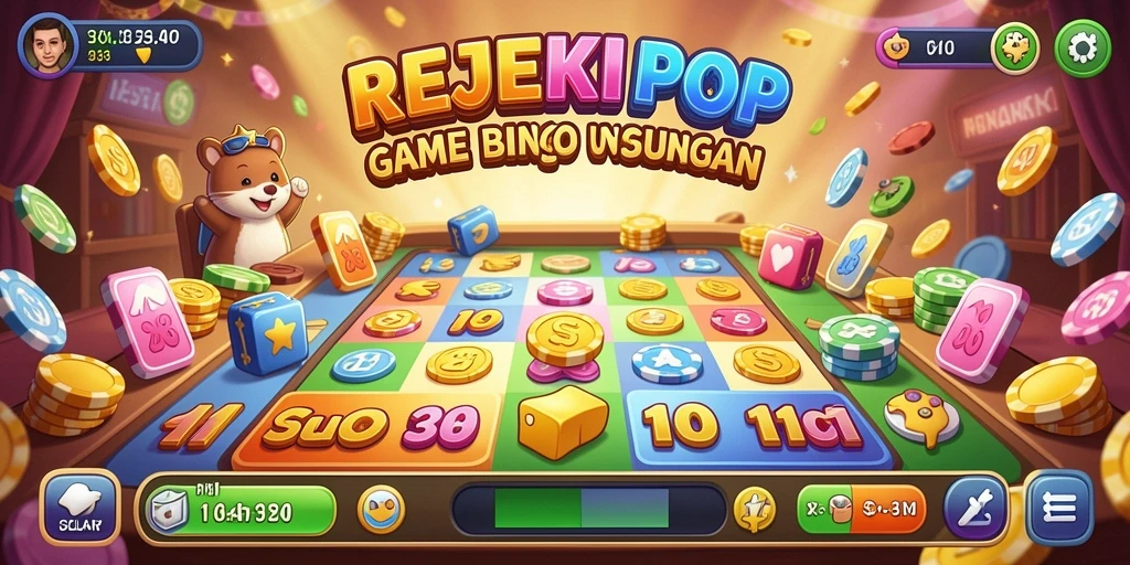 Screenshot gameplay seru dari REJEKIPOP Bingo.