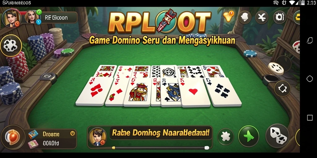 Gameplay seru dalam RPLOOT yang menampilkan pemain bertanding.