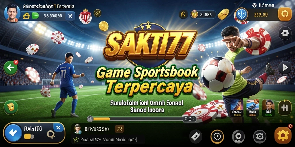 Tampilan utama gameplay SAKTI77 yang menarik dan interaktif.