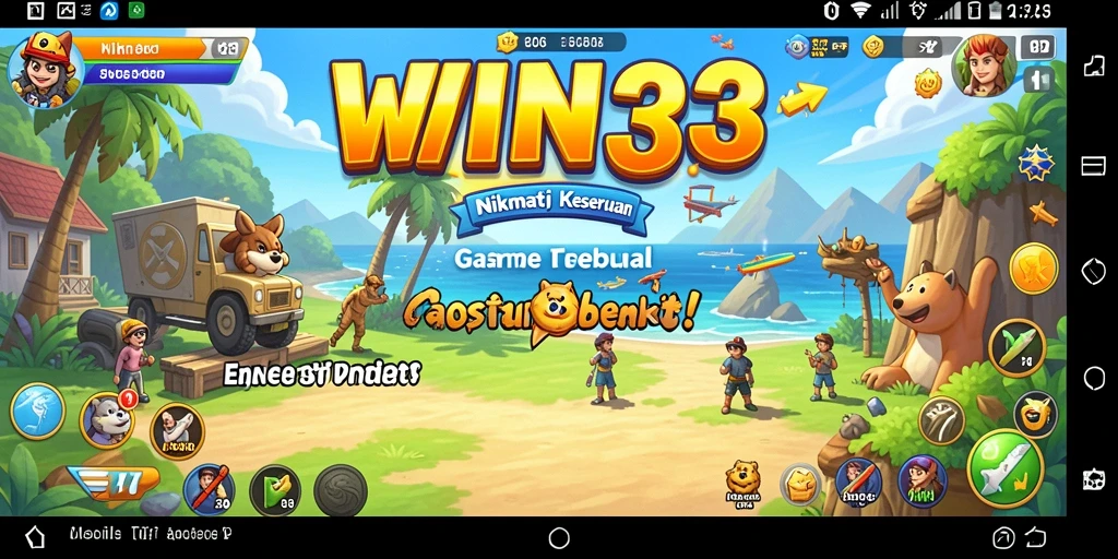 Tampilan menarik dari gameplay seru WIN33.