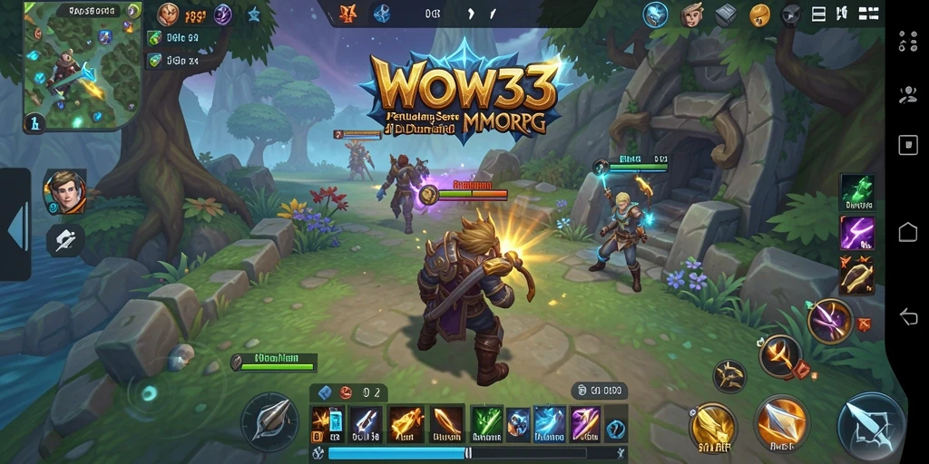 Gameplay menarik dari WOW33 dalam dunia MMORPG.